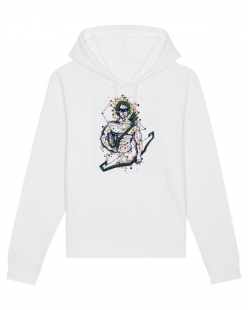 Graffiti Greek Warrior White