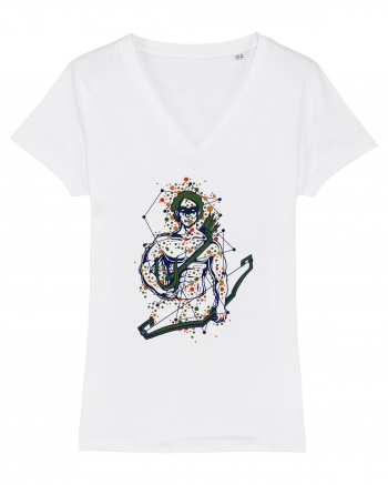 Graffiti Greek Warrior White