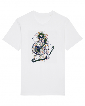 Graffiti Greek Warrior White