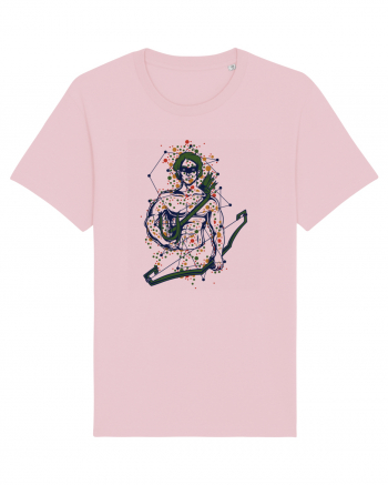 Graffiti Greek Warrior Cotton Pink