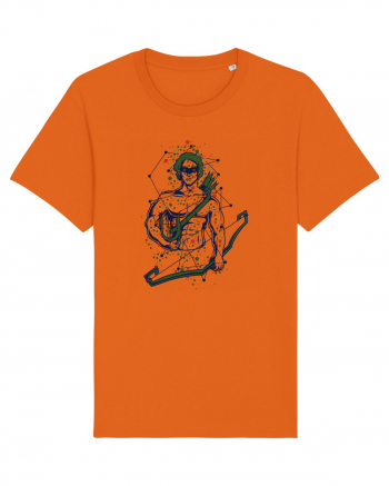 Graffiti Greek Warrior Bright Orange