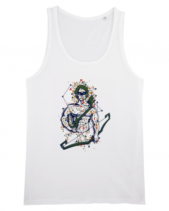 Graffiti Greek Warrior White