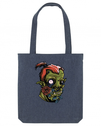 Rose Zombie Monster Midnight Blue