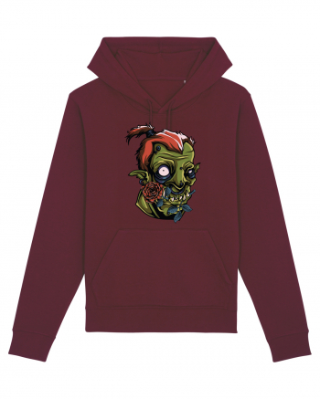 Rose Zombie Monster Burgundy