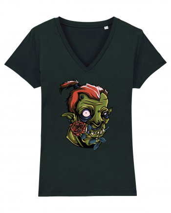 Rose Zombie Monster Black