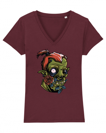 Rose Zombie Monster Burgundy