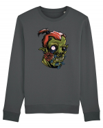 Rose Zombie Monster Bluză mânecă lungă Unisex Rise