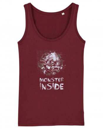 Monster Inside Burgundy