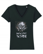 Monster Inside Tricou mânecă scurtă guler V Damă Evoker