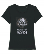 Monster Inside Tricou mânecă scurtă guler larg fitted Damă Expresser