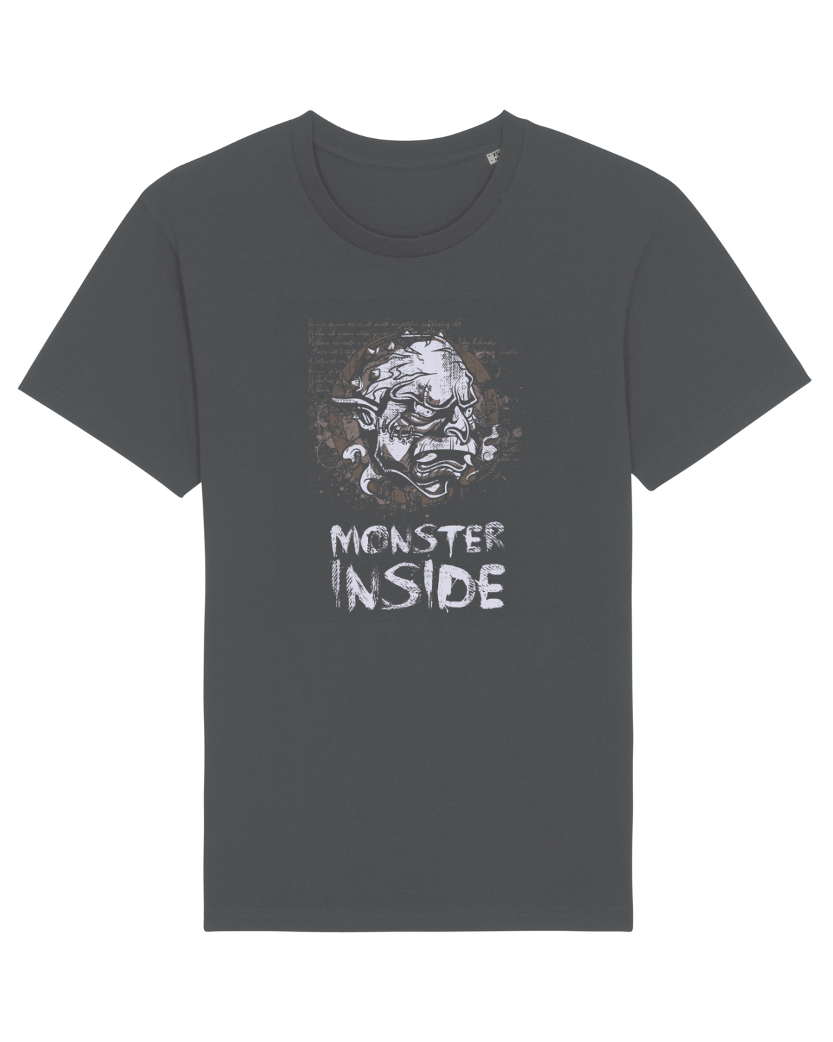 Tricou mânecă scurtă Unisex Rocker Anthracite