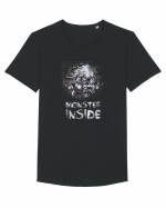 Monster Inside Tricou mânecă scurtă guler larg Bărbat Skater