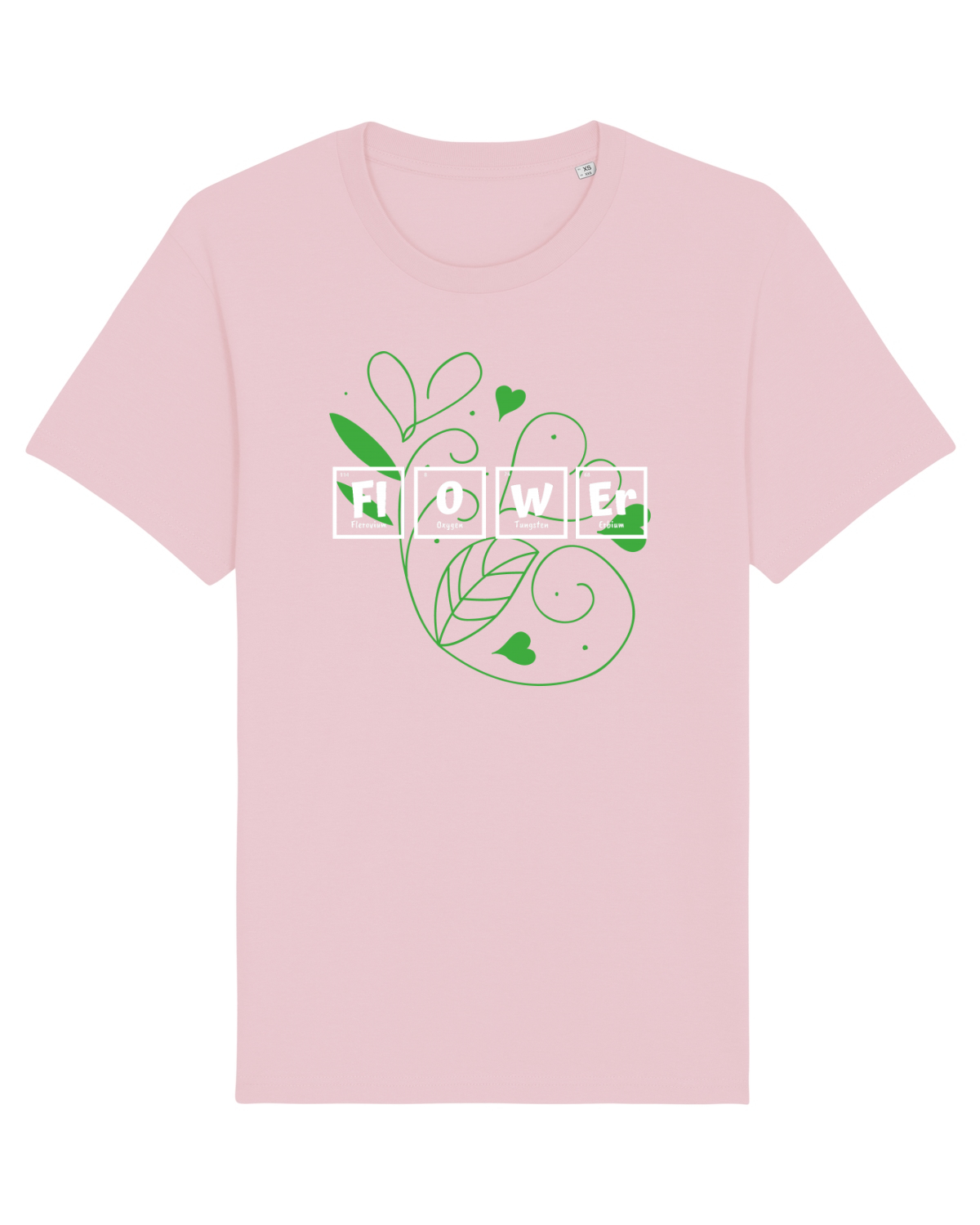 Tricou mânecă scurtă Unisex Rocker Cotton Pink