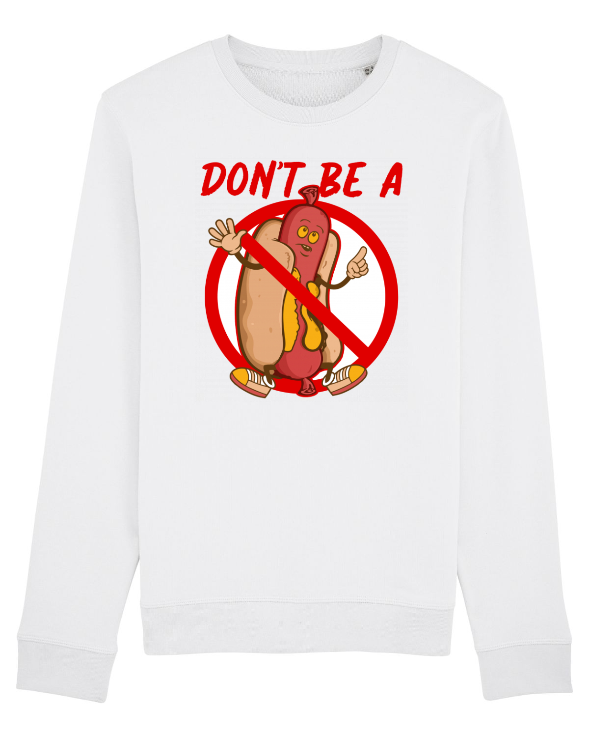 Bluză mânecă lungă Unisex Rise White