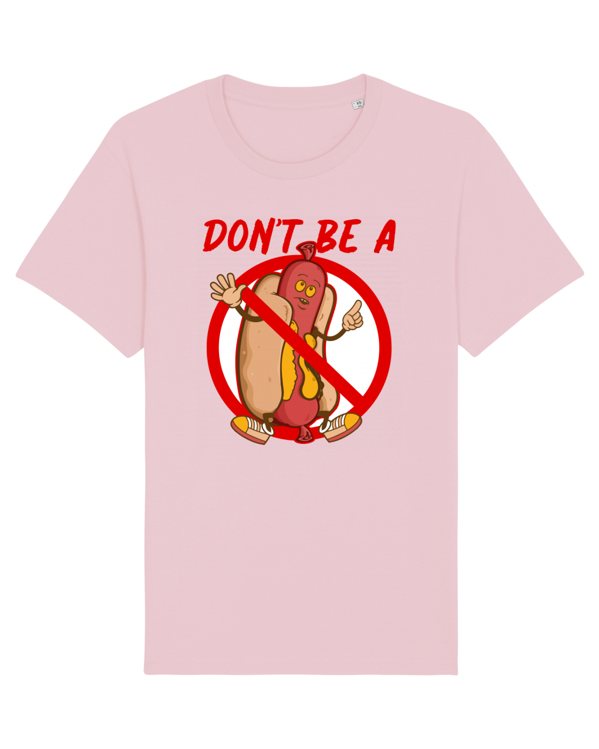 Tricou mânecă scurtă Unisex Rocker Cotton Pink