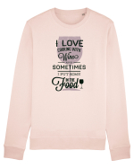 I Love Cooking With Wine Bluză mânecă lungă Unisex Rise