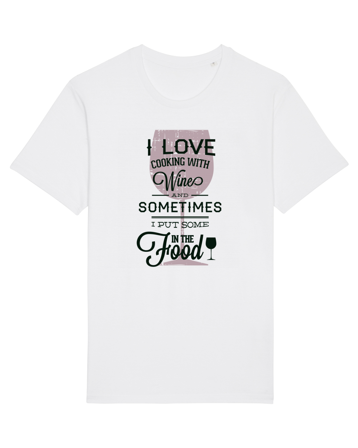 Tricou mânecă scurtă Unisex Rocker White