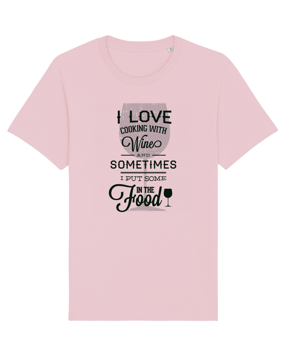 Tricou mânecă scurtă Unisex Rocker Cotton Pink