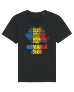 Pentru montaniarzi - Romania 2500 - 13 Varfuri cucerite II Tricou mânecă scurtă Unisex Rocker
