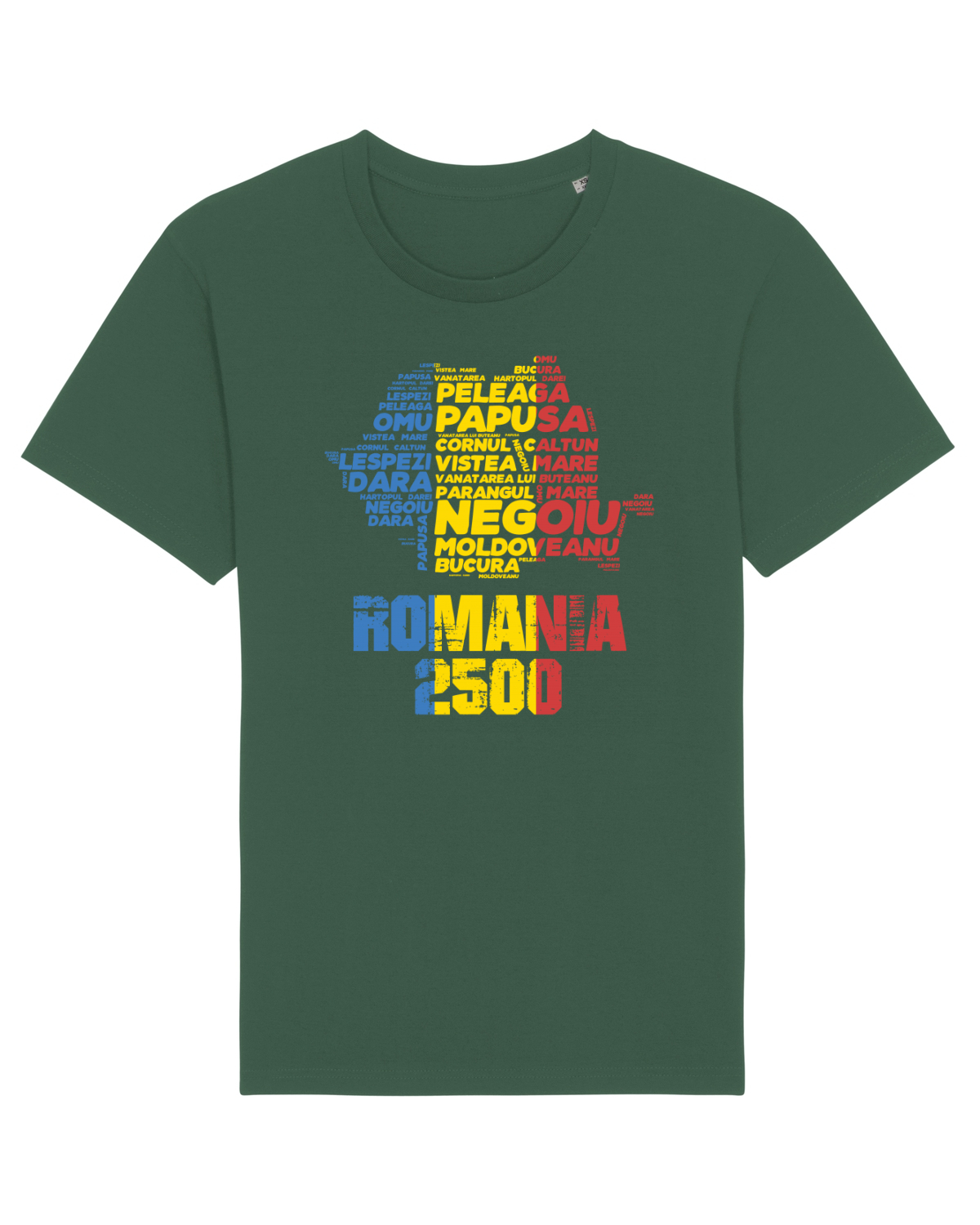 Tricou mânecă scurtă Unisex Rocker Bottle Green