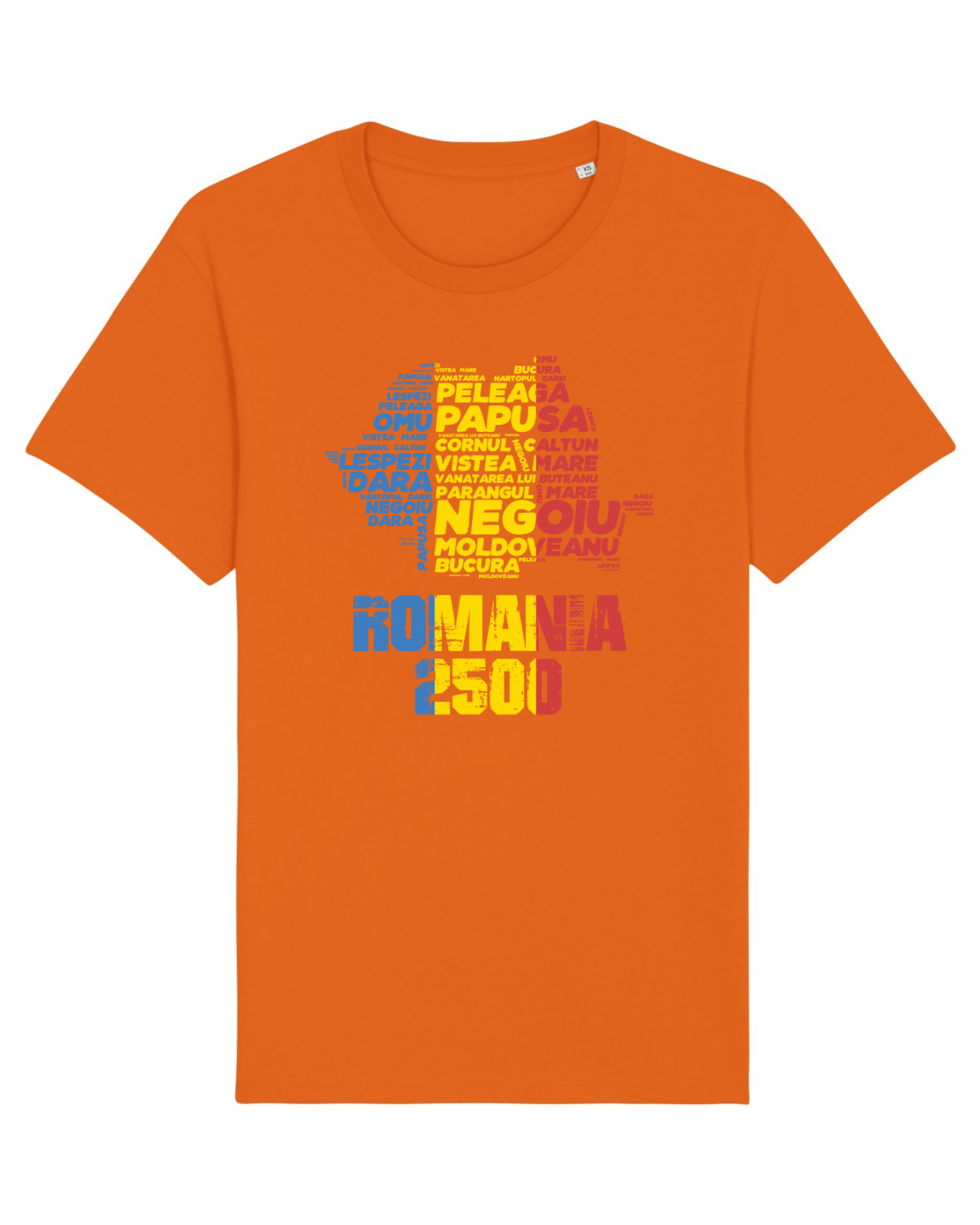 Tricou mânecă scurtă Unisex Rocker Bright Orange