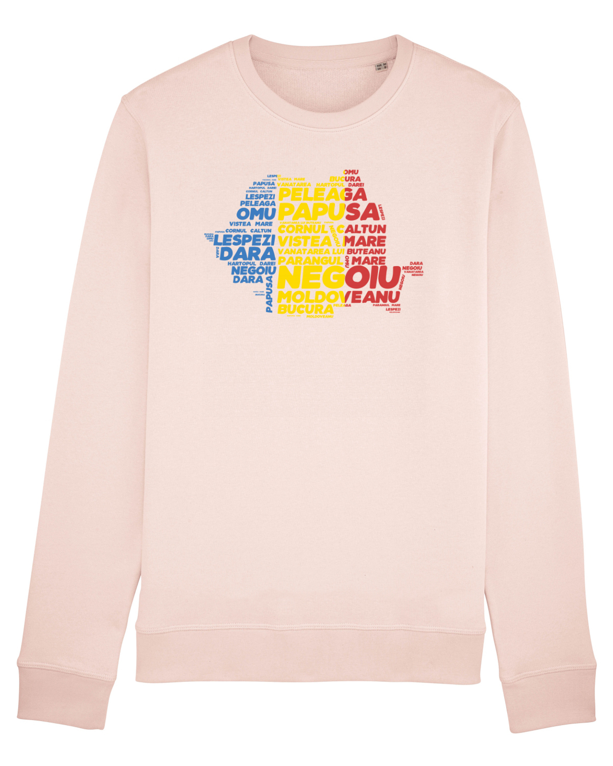 Bluză mânecă lungă Unisex Rise Candy Pink