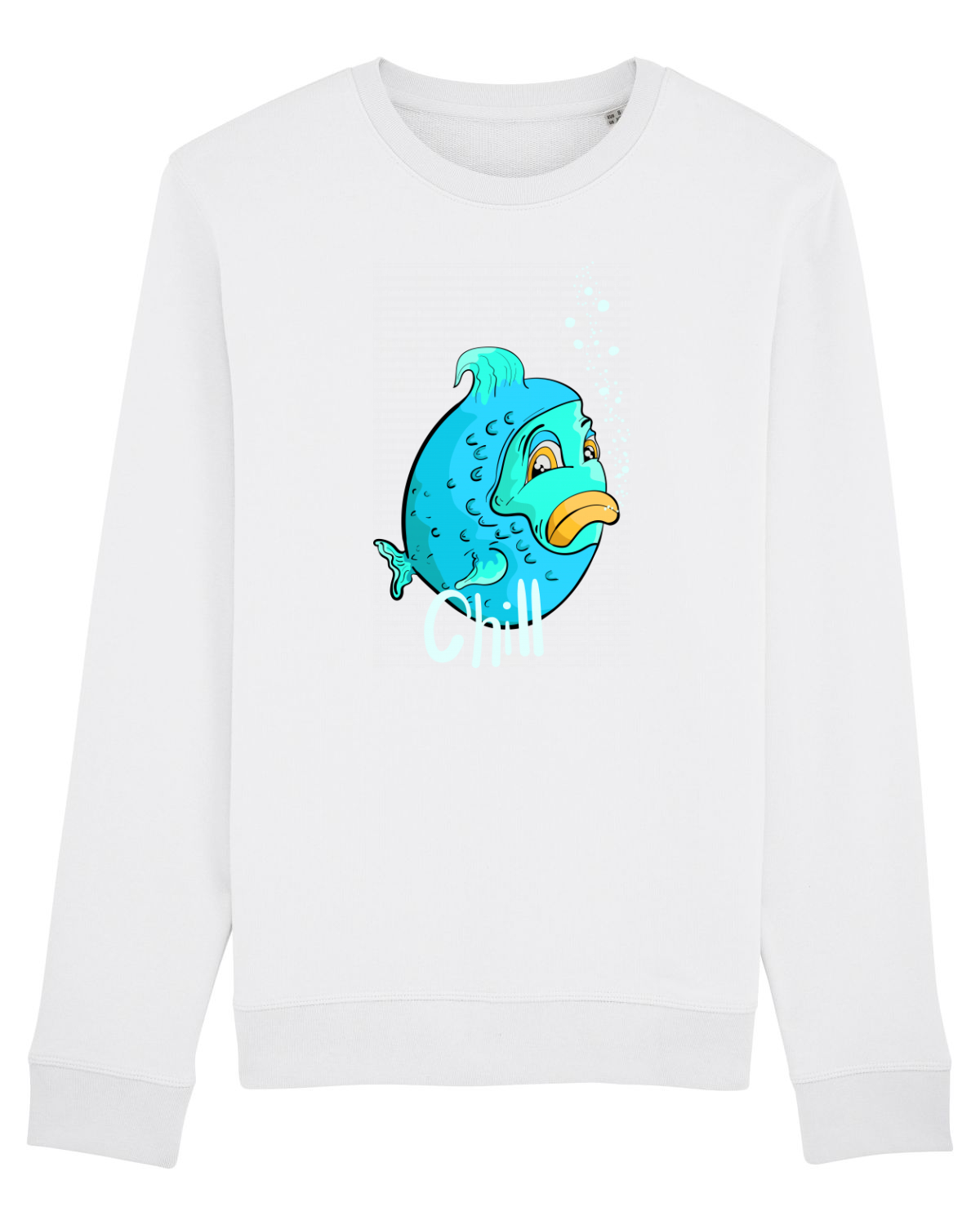 Bluză mânecă lungă Unisex Rise White