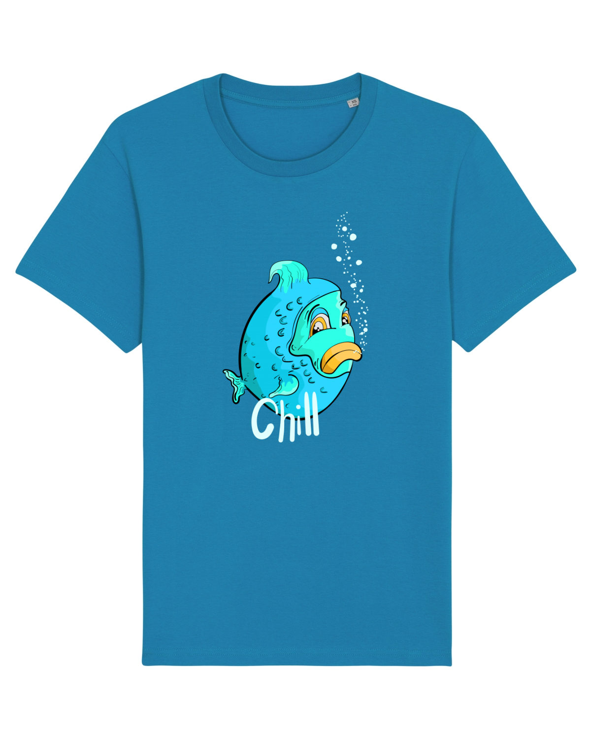 Tricou mânecă scurtă Unisex Rocker Azur