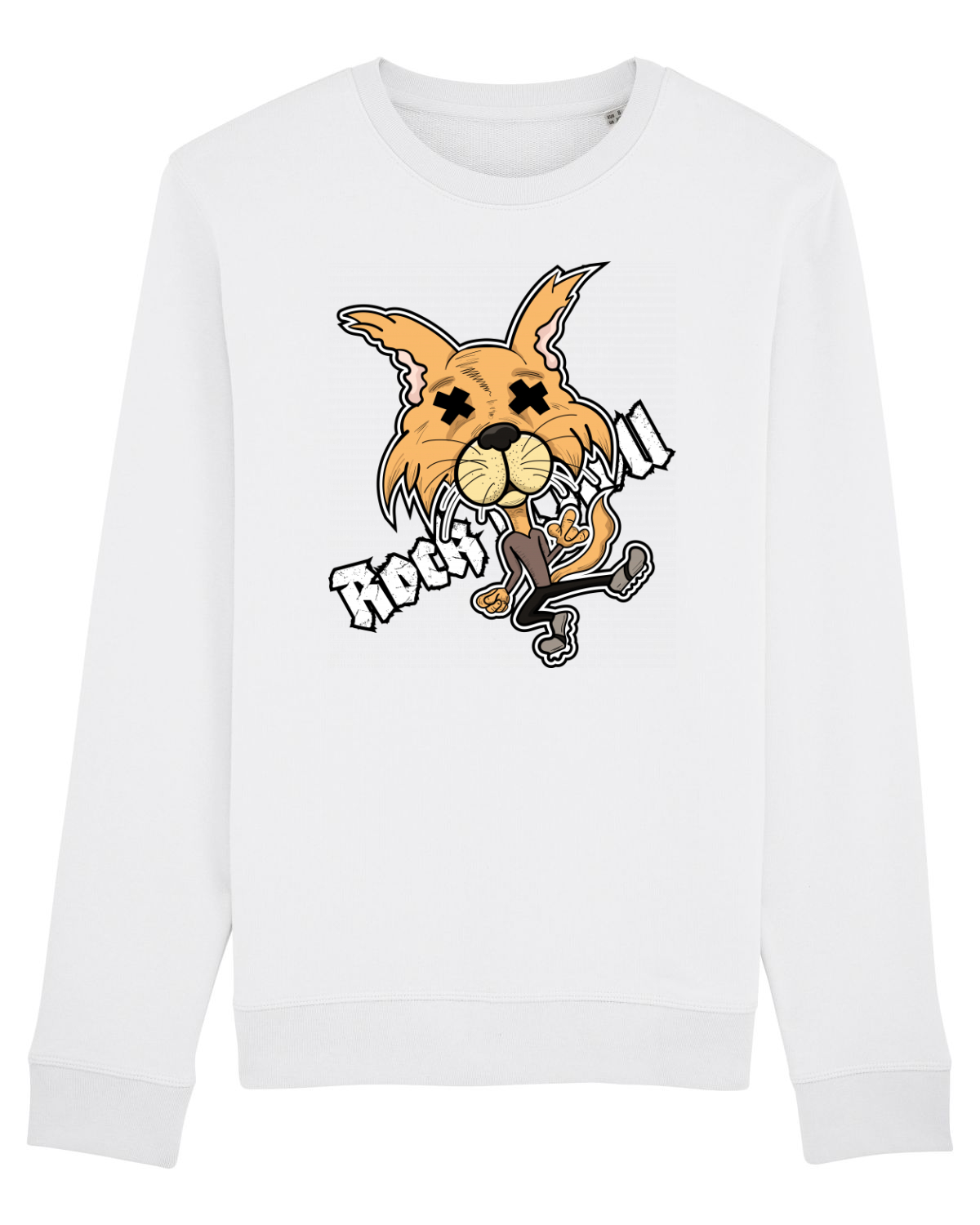 Bluză mânecă lungă Unisex Rise White