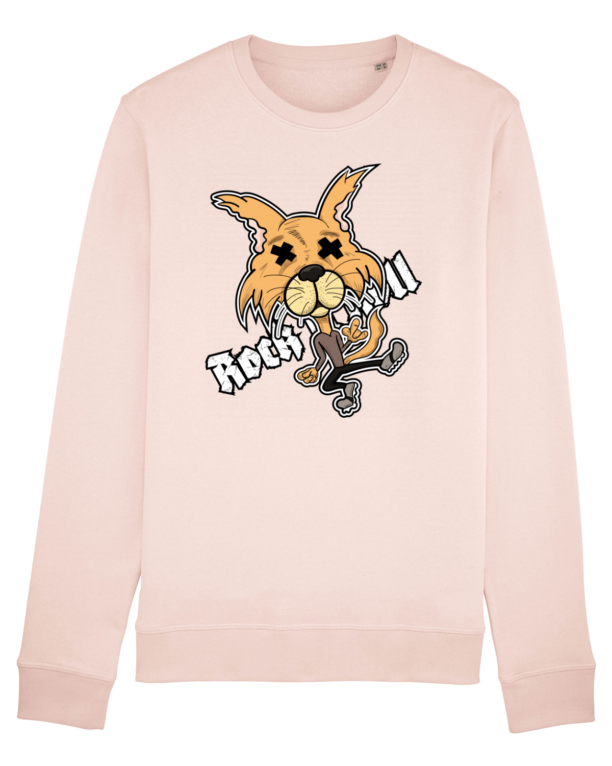 Bluză mânecă lungă Unisex Rise Candy Pink