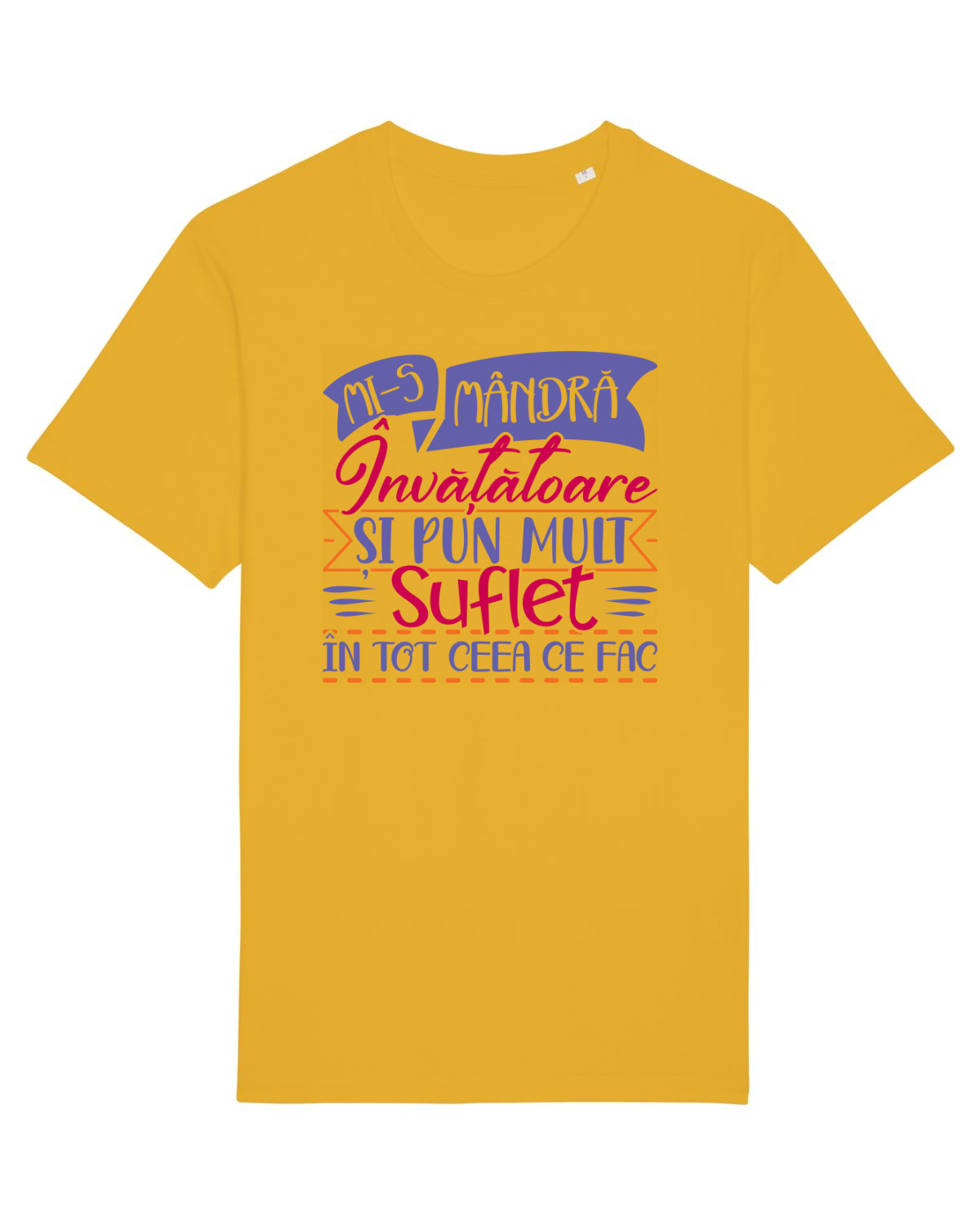 Tricou mânecă scurtă Unisex Rocker Spectra Yellow