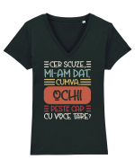 Ochii peste cap Tricou mânecă scurtă guler V Damă Evoker