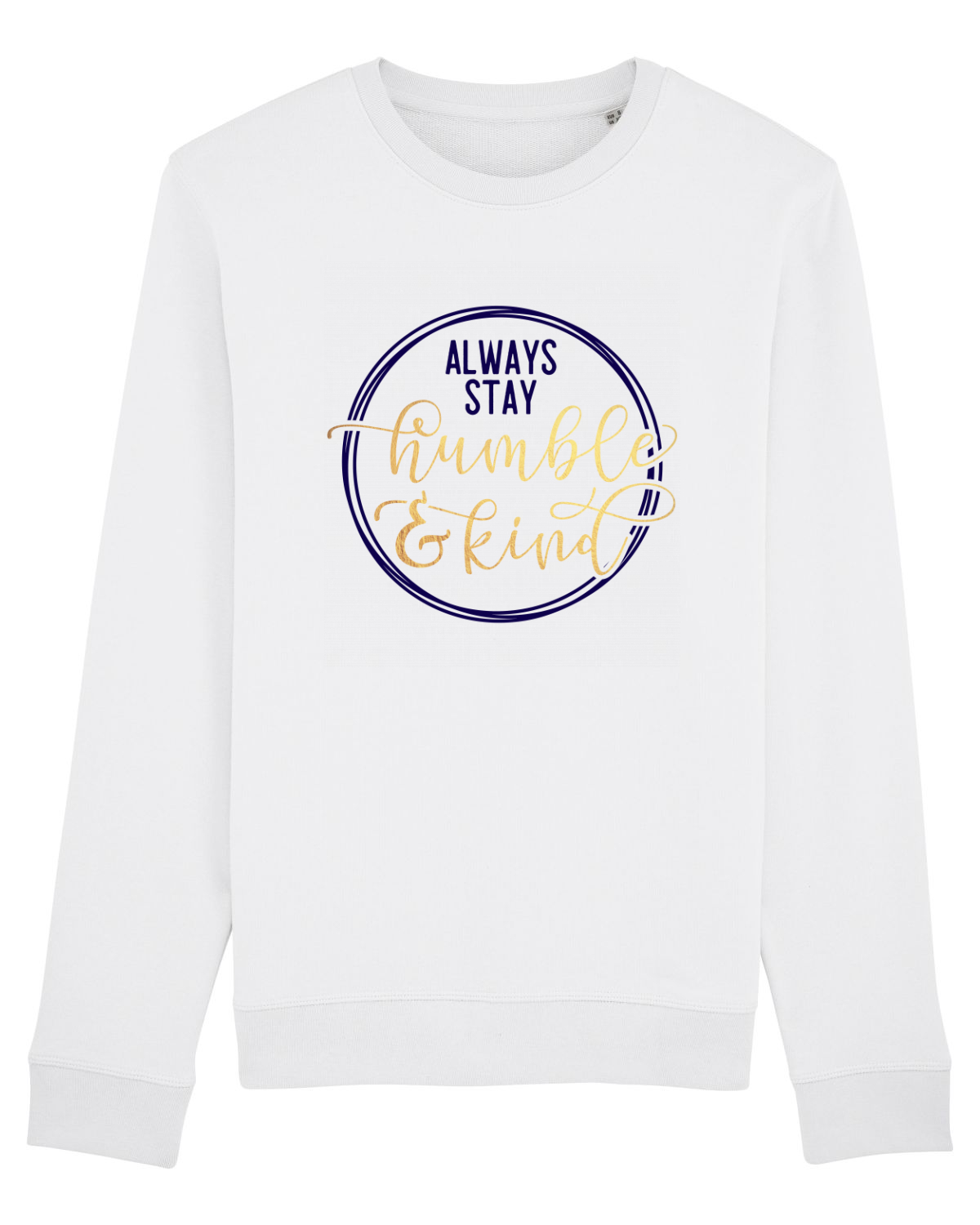 Bluză mânecă lungă Unisex Rise White