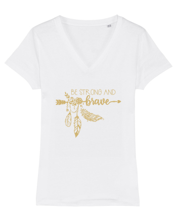 Be Strong And Brave White