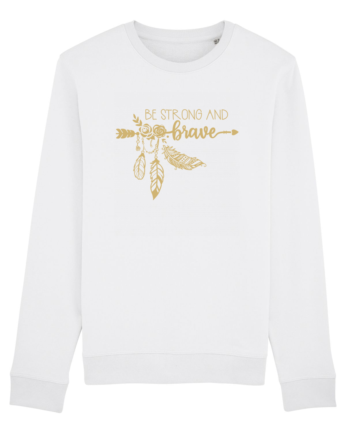 Bluză mânecă lungă Unisex Rise White