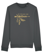 Be Strong And Brave Bluză mânecă lungă Unisex Rise