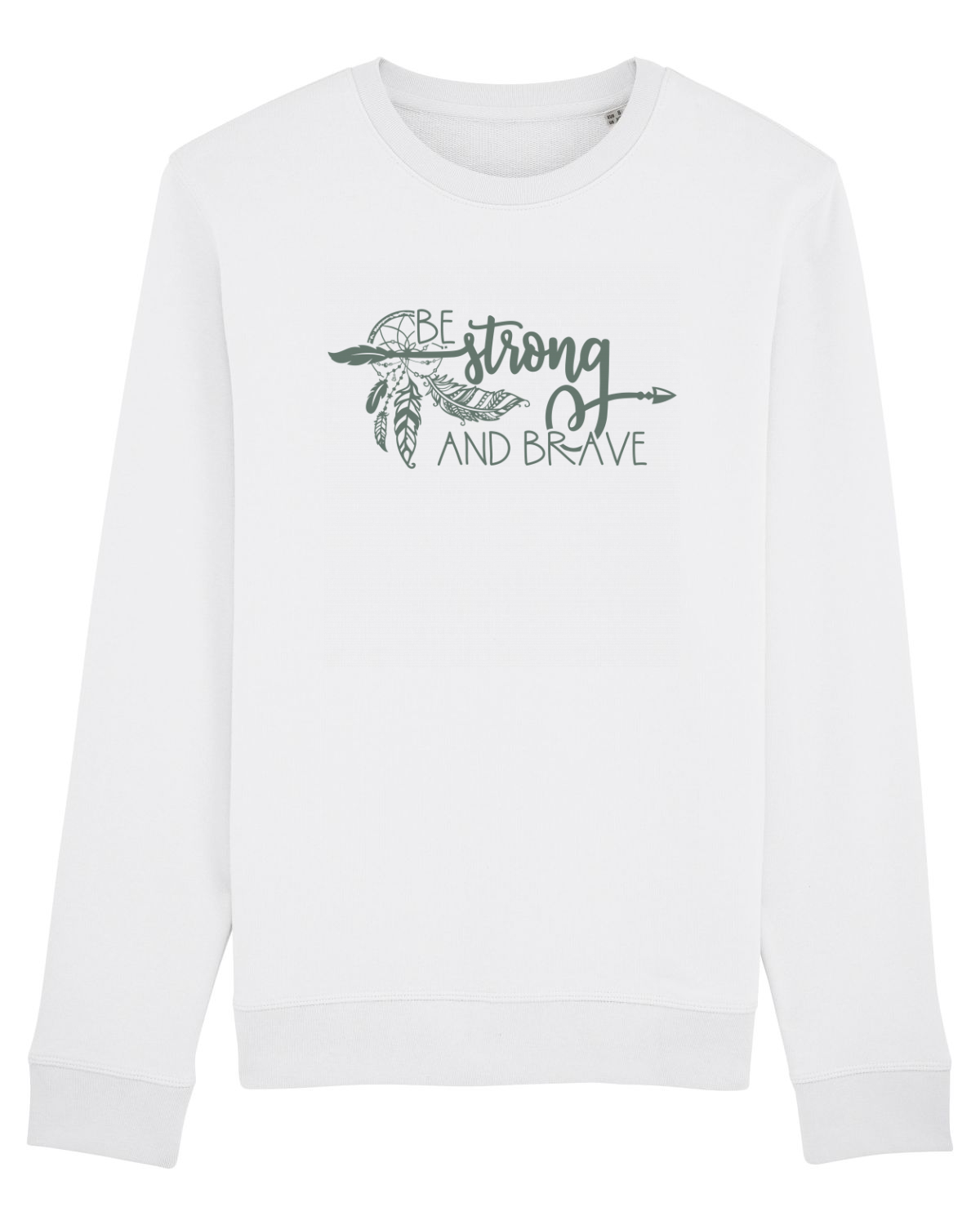 Bluză mânecă lungă Unisex Rise White