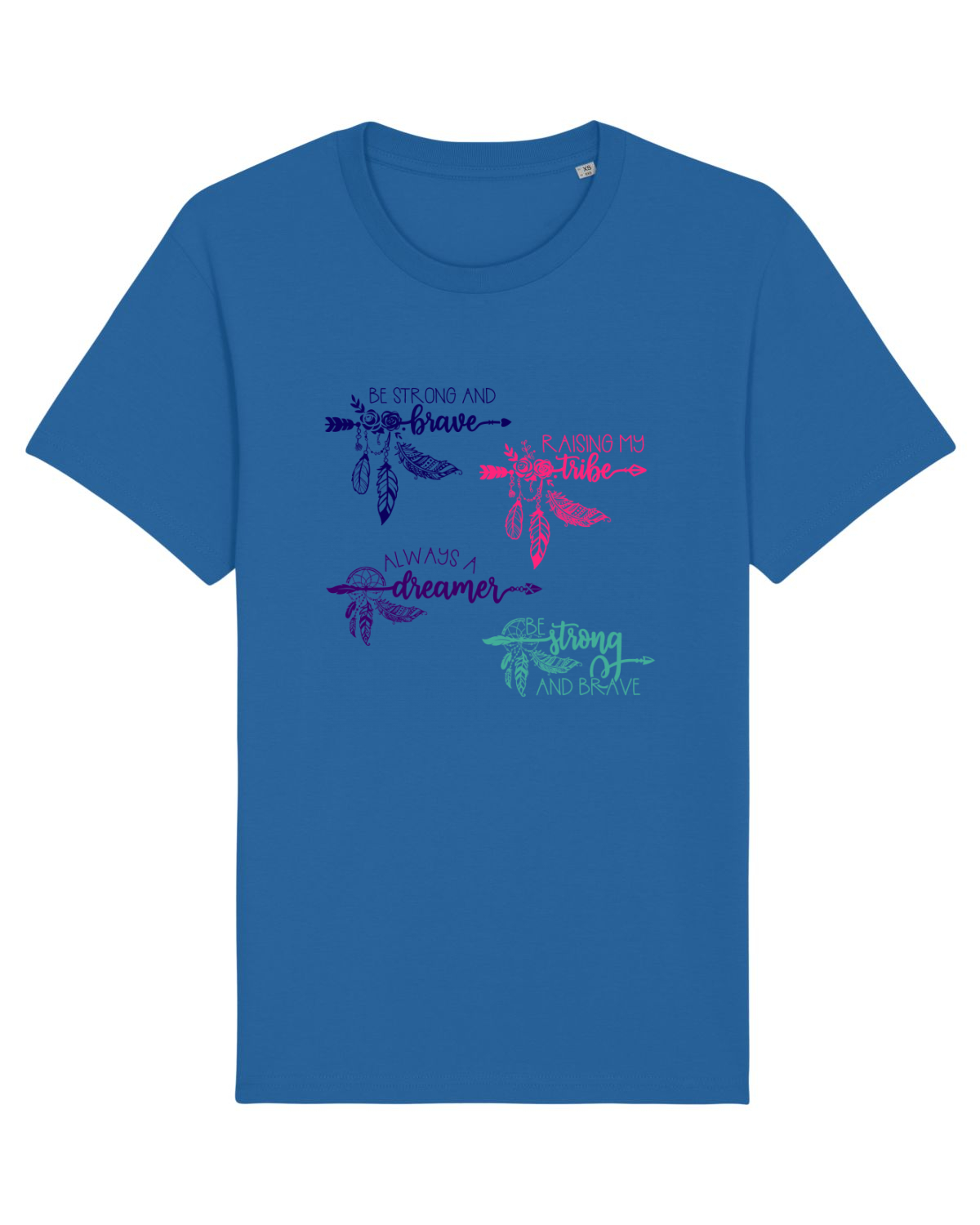 Tricou mânecă scurtă Unisex Rocker Royal Blue