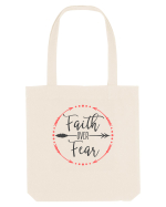 Faith Over Fear Sacoșă textilă