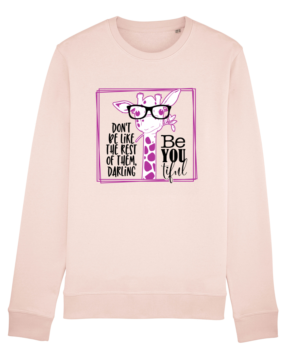 Bluză mânecă lungă Unisex Rise Candy Pink