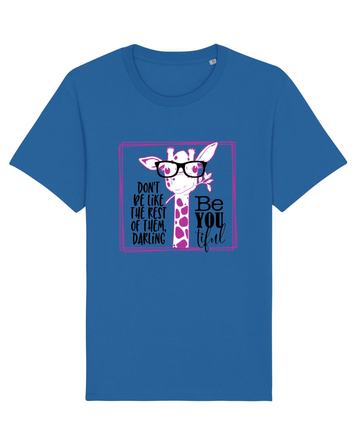 Tricou mânecă scurtă Unisex Rocker Royal Blue