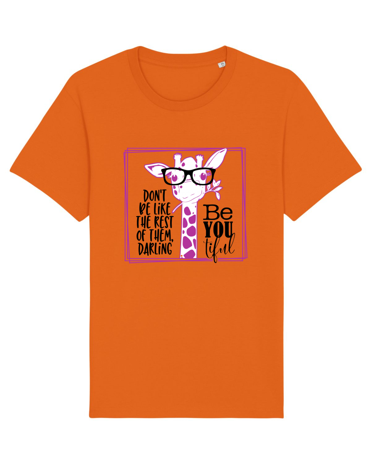 Tricou mânecă scurtă Unisex Rocker Bright Orange