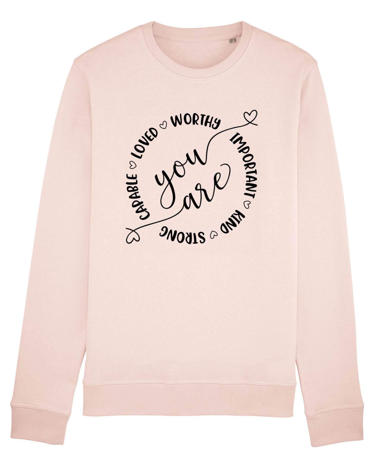 Bluză mânecă lungă Unisex Rise Candy Pink