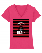 Pretend I'm A Pirate Tricou mânecă scurtă guler V Damă Evoker