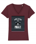 Pretend I'm A Pirate Tricou mânecă scurtă guler V Damă Evoker