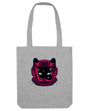 Astronaut Space Cat Heather Grey