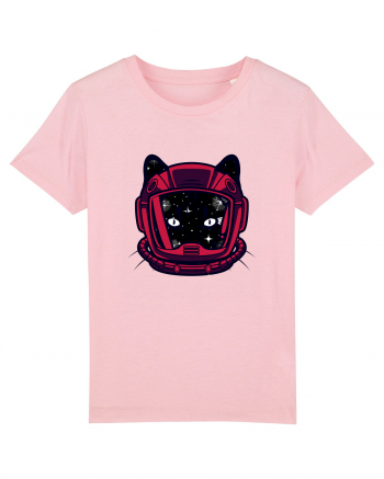 Astronaut Space Cat Cotton Pink