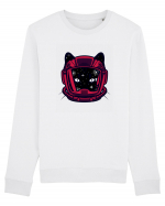 Astronaut Space Cat Bluză mânecă lungă Unisex Rise