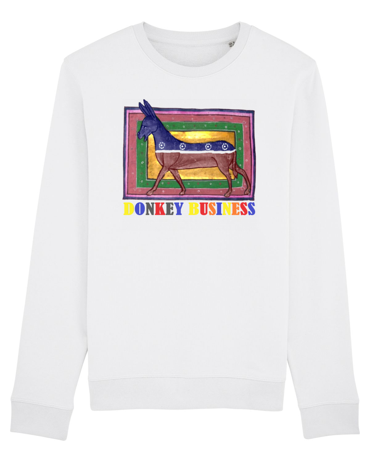 Bluză mânecă lungă Unisex Rise White
