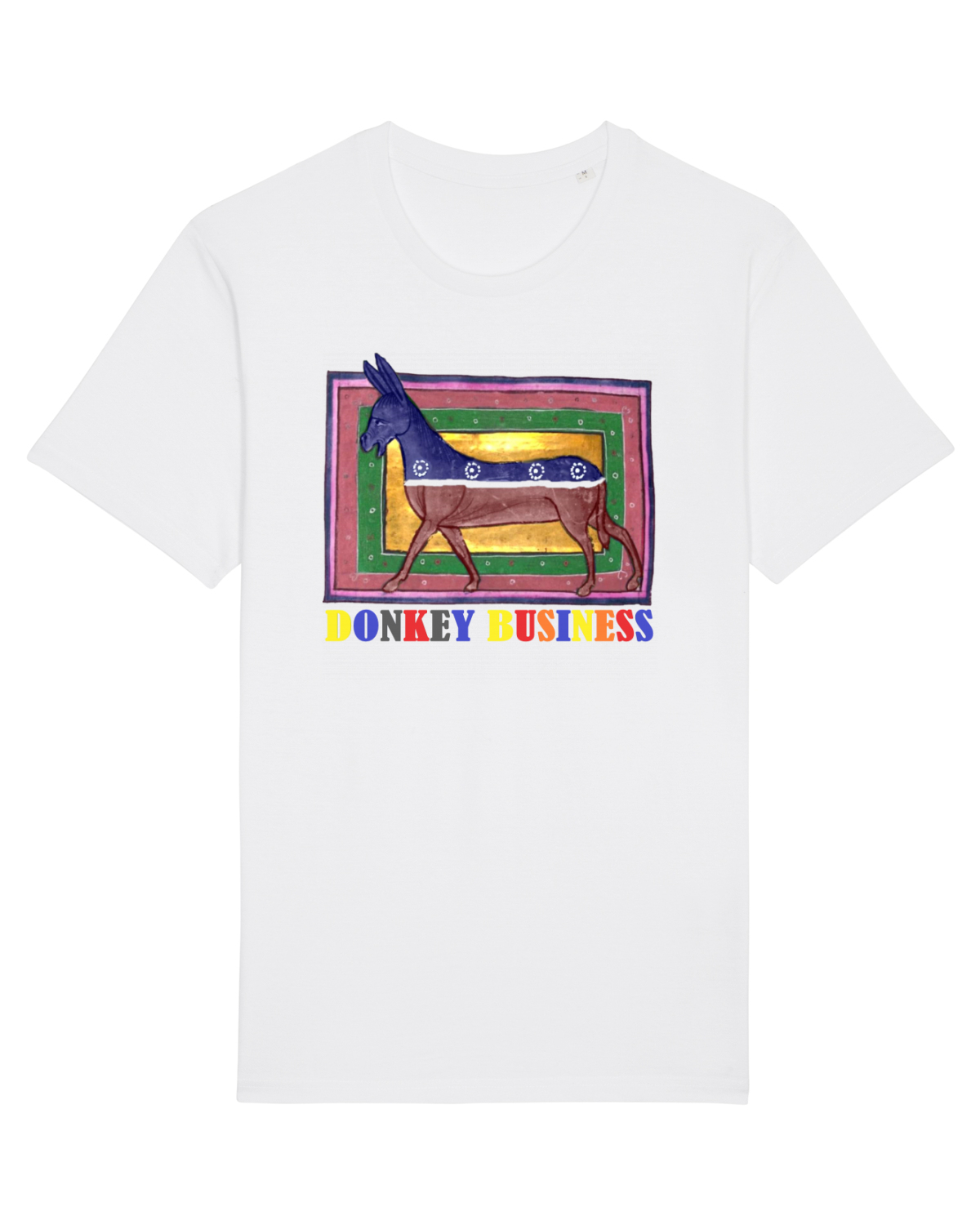 Tricou mânecă scurtă Unisex Rocker White